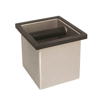 Knock Box, Stainless Steel, 6″x5.5″x6″, 25120