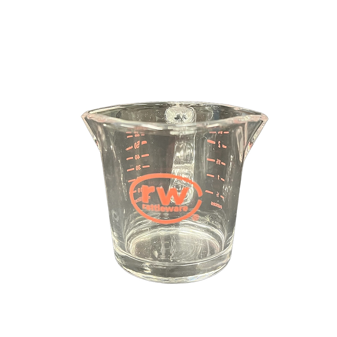 3 oz Shot Pitcher, Glass, Pink Printing