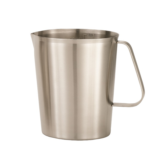48 oz Graduated Pitcher, Stainless Steel, 07203