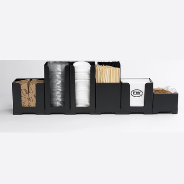 Snap Bin, Condiment Bar Kit, Black, 82320