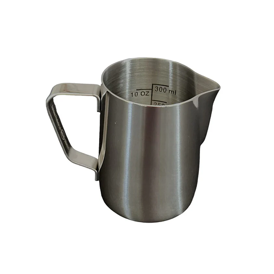 12 oz Etched Macchiato Pitcher, Stainless Steel, 807000