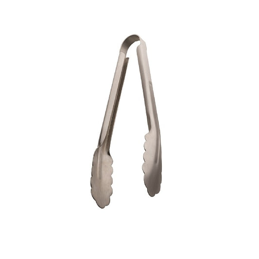 9″ Scallop Tongs, Stainless Steel, 22420