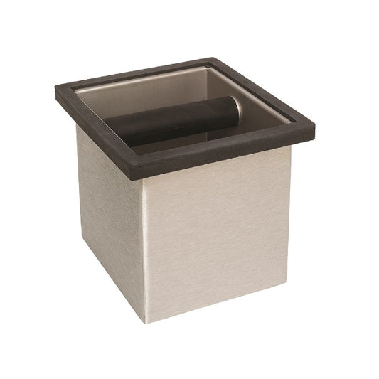 Knock Box, Stainless Steel, 6″x5.5″x6″, 25120