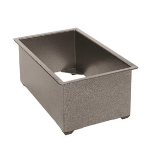 Holder, Stainless Steel, Hammer Finish, for 9″x5.5″x4″ Knock Box