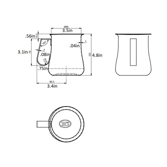 25 oz Bell Pitcher, Stainless Steel, 27315