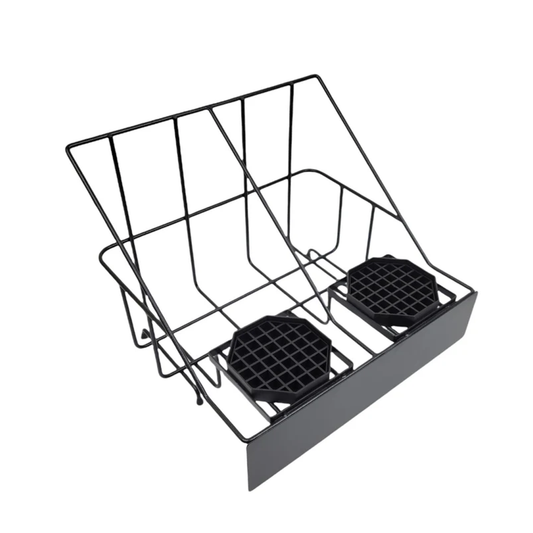 Rattleware 2 Airpot Serving Rack, Black, RW843