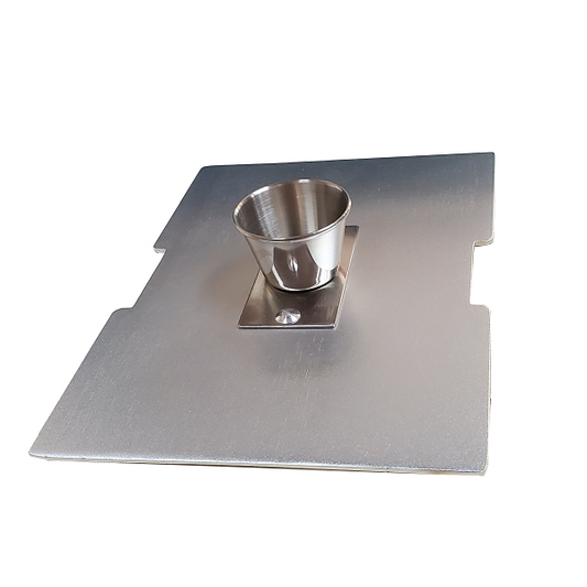 Cover for 7″ Rings, Stainless Steel, with Steam Drip Cup