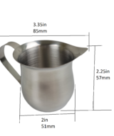 3oz Brew Pitcher, Stainless Steel, 07303