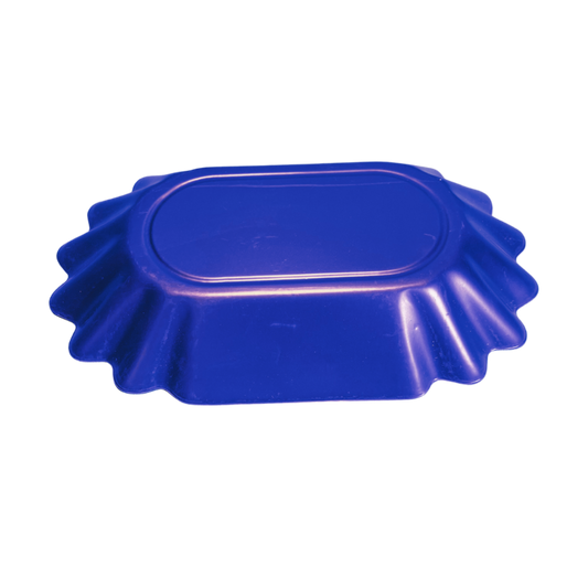 Oval Coffee Bean Tray, Blue, Dozen, 40006