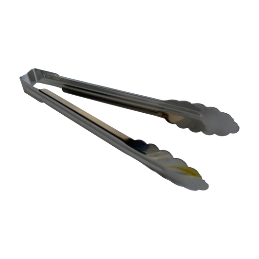 9″ Tongs, Stainless Steel