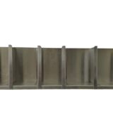 Cup/Lid Dispenser, Stainless Steel, 5 Compartments
