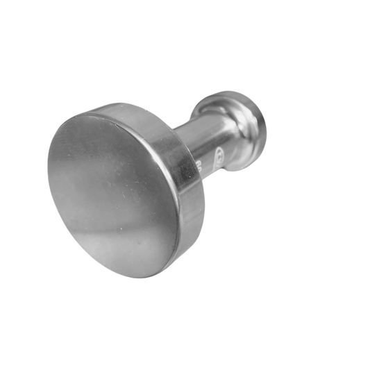 60mm Espresso Tamper, Aluminum, Flat Bottomed