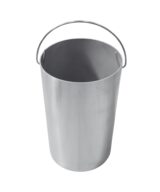 Bucket, with Handle, Stainless Steel, ~30 Fl oz
