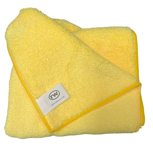 Microfiber Barista Cloth, High Visibility, Yellow, Pack of 10