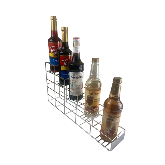 5 Syrup Rack, Stainless Steel, 5 Tiers