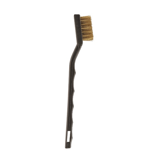 7″ Brush, Brass Bristles, Black Polymer Handle, 31200
