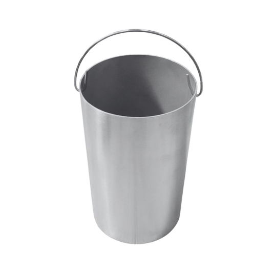 Bucket, with Handle, Stainless Steel, ~30 Fl oz