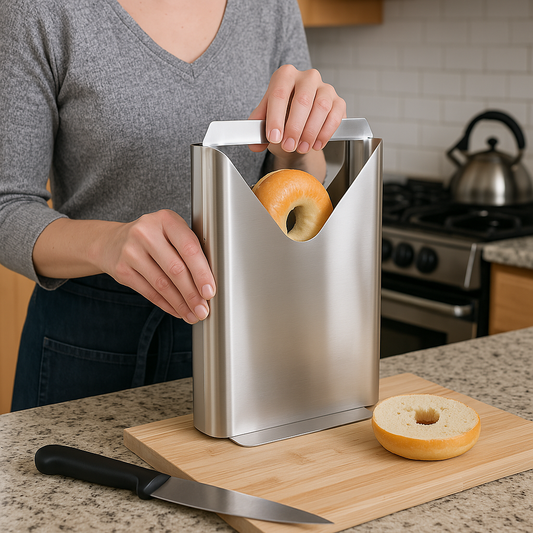 Bagel Slicer, Stainless Steel