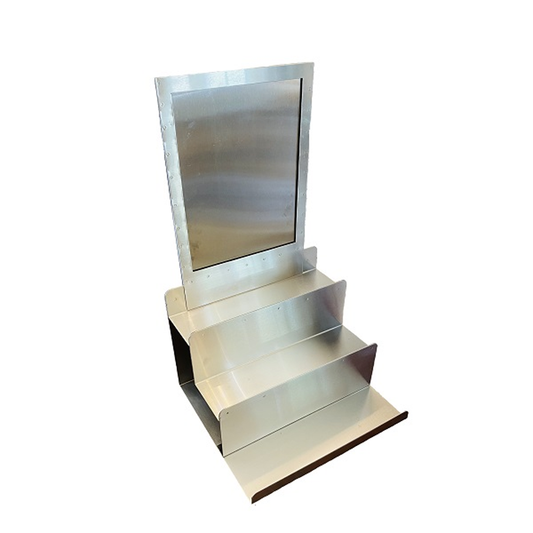 Rattleware Coffee Bag Display, Stainless Steel, with Sign Display, 06225S