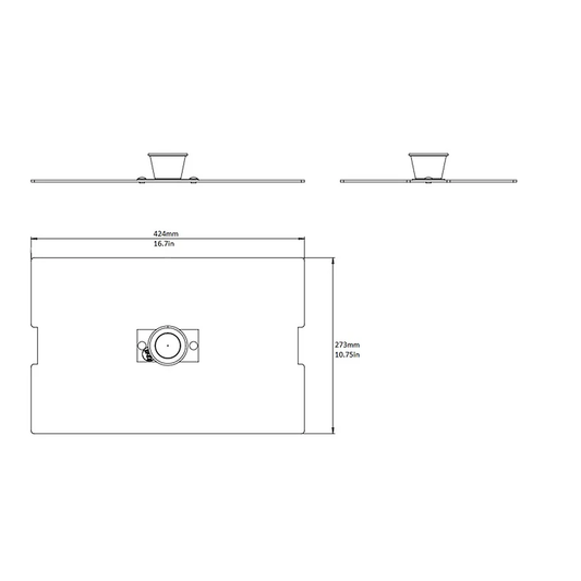 Cover for 16″ Rings, Aluminum, with Steam Drip Cup