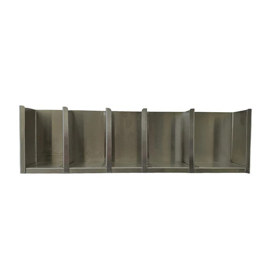 Cup/Lid Dispenser, Stainless Steel, 5 Compartments