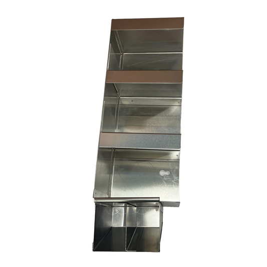 Cup Lid Napkin Straw Holder, Stainless Steel