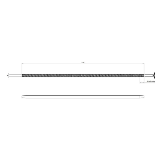 20″ Deliming Spring, Stainless Steel