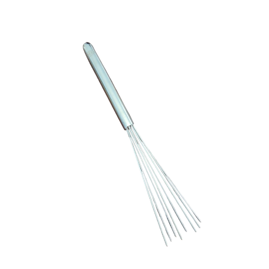 7″ Portafilter Distribution Whisk, Stainless Steel, Stubby