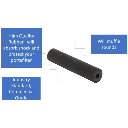 Rattleware Rubber Replacement Knock Box Bar Cover - Durable & Easy-to-Install Espresso Waste Solution, Fits Select Models with Welded Bars, High-Quality Design (6.25")