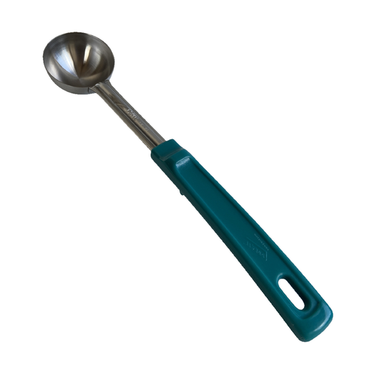 Rattleware 1 oz Spoon Ladle Perforated with Black Handle