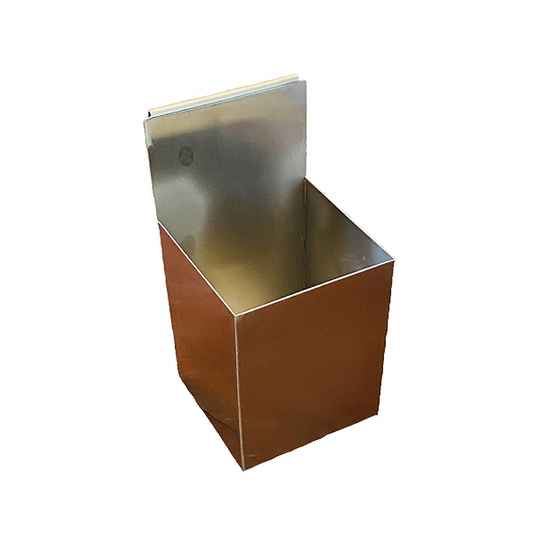 Rattleware Extended Basic Holder 4″x4″x7.5″ Stainless Steel – 05220S
