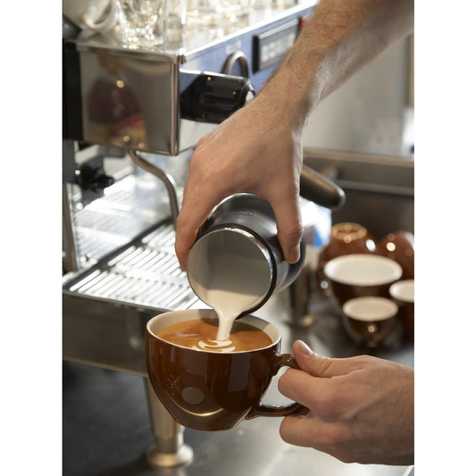 Rattleware 12-Ounce Handle Free Macchiato Pitcher