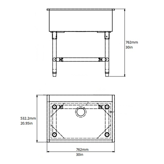 Freestanding Sink, Com