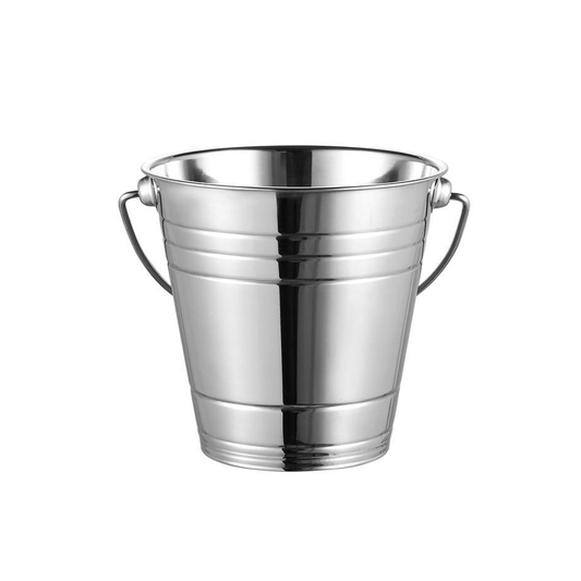 Ice Pail, Approx. 4L, Bale Handle, Stainless Steel