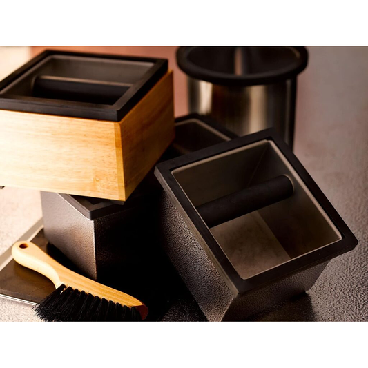 Rattleware Knock Box, Dark Finish, Square with Gasket and Splash Guard 6″ x 5.5″ x 4″