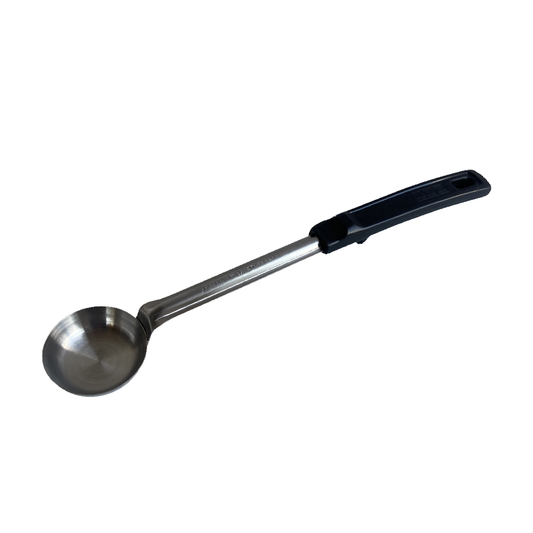Ladle Spoon, 1oz, Stainless Steel, Black Handle