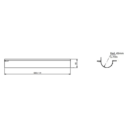 Lid Holder, for Cup Dispensers, Stainless Steel