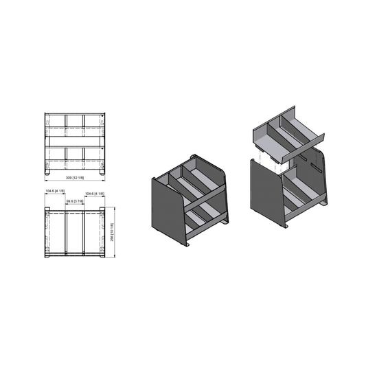 Rattleware Metal Condiment Rack