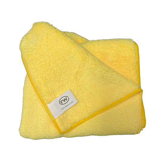 Microfiber Barista Cloth, High Visibility, Yellow, Pack of 10