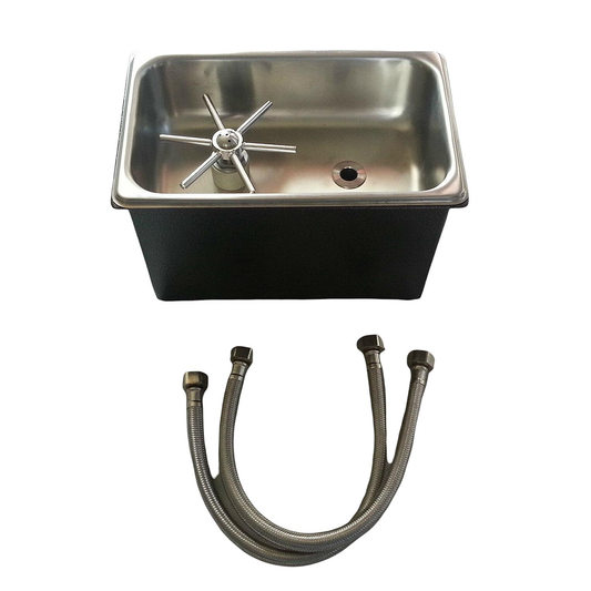 Pitcher Riser, Stainless Steel, 10″x6.5″x7″, 1/4 Pan Size