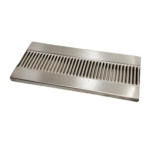 Drip Tray, Stainless Steel, 8″x18″x0.75″, Removable Grate