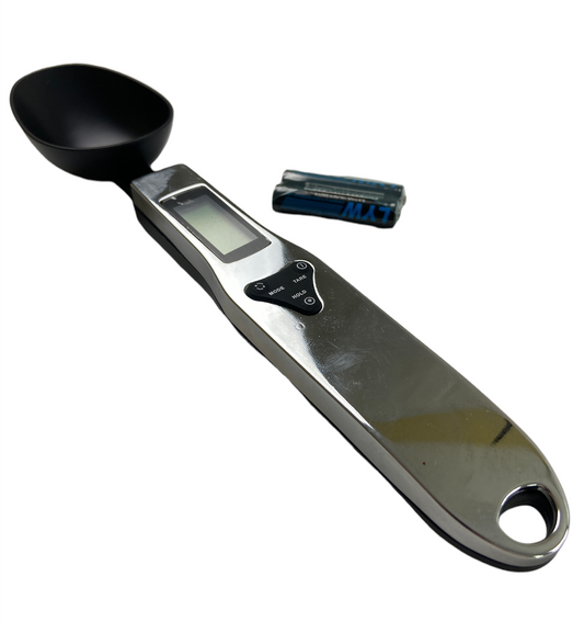 Scale Scoop, for Dosing and Weighing, Batteries Included