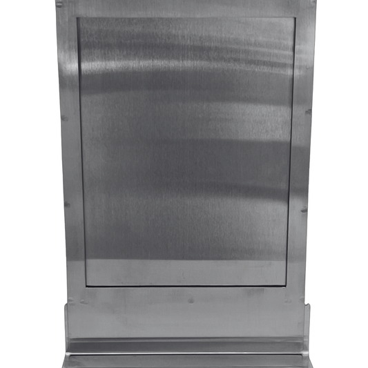 Rattleware Metal Sign Holder – Coffee Display, Stainless Steel