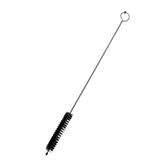 Rattleware Steam Wand Brush, Bristle Diameter 6mm, Black Small 10″ Yellow Bead
