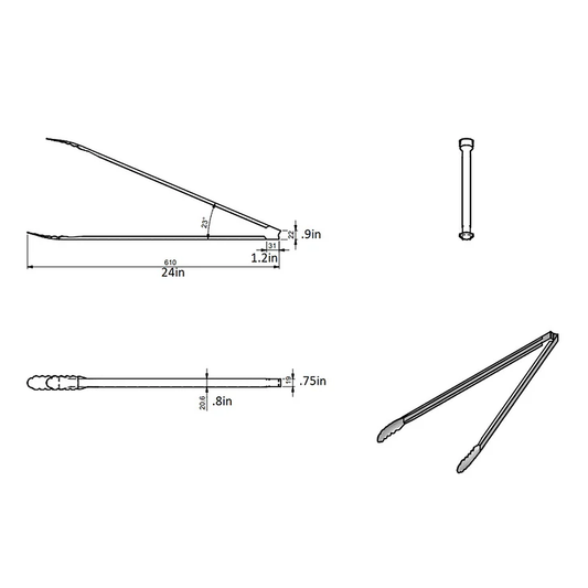 Tongs, Stainless Steel