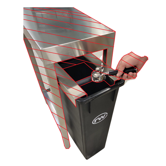 Rattleware Slender Trash Can RW186
