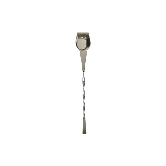 Rattleware Stainless Steel Spoon Twist - Espresso Spoon with Graduated Measure and Scraper Front - Perfect for Precision Coffee Making