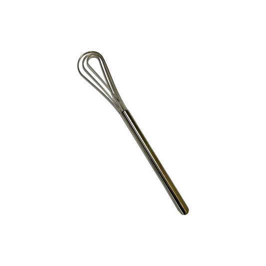 Rattleware 11” Long Handle Silver Stainless-Steel Espresso Flat Whisk