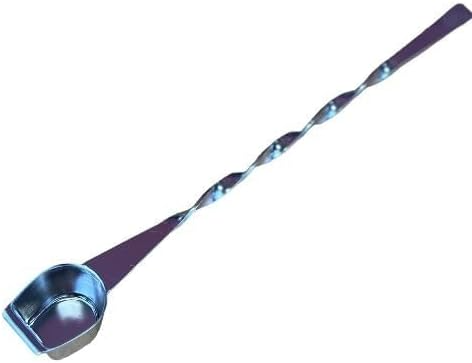 Rattleware Stainless Steel Spoon Twist - Espresso Spoon with Graduated Measure and Scraper Front - Perfect for Precision Coffee Making