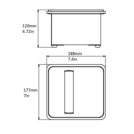 rattleware Basic KB Set Metal Holder Stainless Steel – 25630S